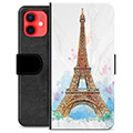 iPhone 12 mini Premium Portemonnee Hoesje - Parijs