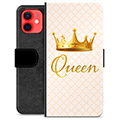 iPhone 12 mini Premium Portemonnee Hoesje - Queen