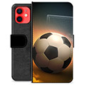 iPhone 12 mini Premium Portemonnee Hoesje - Voetbal
