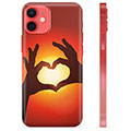 iPhone 12 mini TPU-hoesje - Hart Silhouet