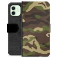 iPhone 12 Premium Portemonnee Hoesje - Camo