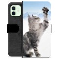 iPhone 12 Premium Portemonnee Hoesje - Kat