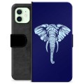 iPhone 12 Premium Portemonnee Hoesje - Olifant