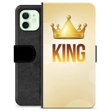 iPhone 12 Premium Portemonnee Hoesje - King