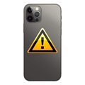 iPhone 12 Pro Batterij Cover Reparatie - incl. raam - Zwart