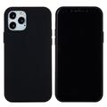 iPhone 12 Pro Max Liquid Silicone Hoesje - Zwart