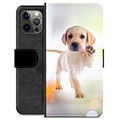 iPhone 12 Pro Max Premium Portemonnee Hoesje - Hond