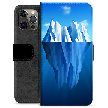 iPhone 12 Pro Max Premium Portemonnee Hoesje - Iceberg