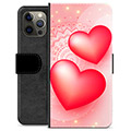 iPhone 12 Pro Max Premium Portemonnee Hoesje - Liefde