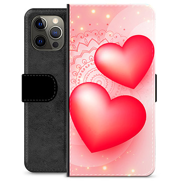 iPhone 12 Pro Max Premium Portemonnee Hoesje - Liefde