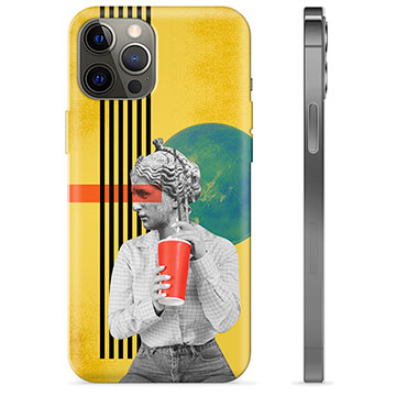 iPhone 12 Pro Max TPU-hoesje - Retro-kunst