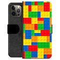 iPhone 12 Pro Max Premium Portemonnee Hoesje - Blokken