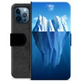 iPhone 12 Pro Premium Portemonnee Hoesje - Iceberg