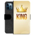 iPhone 12 Pro Premium Portemonnee Hoesje - King