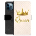 iPhone 12 Pro Premium Portemonnee Hoesje - Queen