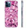 iPhone 12 Pro TPU-hoesje - Roze Kristal