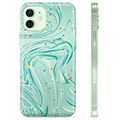 iPhone 12 TPU Hoesje - Groen Mint