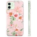 iPhone 12 TPU-hoesje - Aquarel Bloemen