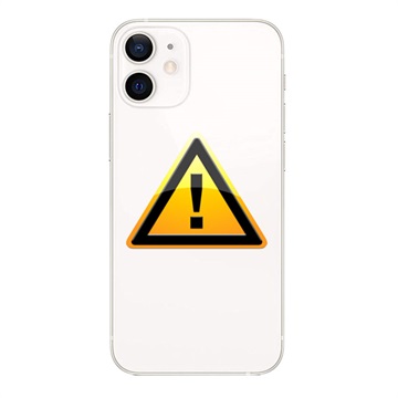 iPhone 12 mini Batterij Cover Reparatie - incl. raam - Wit
