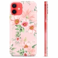 iPhone 12 mini TPU-hoesje - Aquarel Bloemen