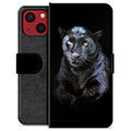 iPhone 13 Mini Premium Portemonnee Hoesje - Zwarte Panter