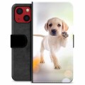 iPhone 13 Mini Premium Portemonnee Hoesje - Hond
