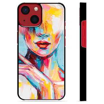 iPhone 13 Mini Beschermende Cover - Abstract Portret