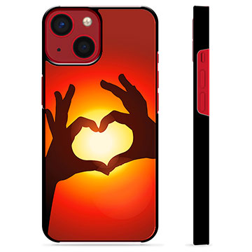 iPhone 13 Mini Beschermende Cover - Hart Silhouet