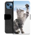 iPhone 13 Premium Portemonnee Hoesje - Kat