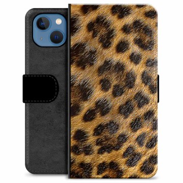 iPhone 13 Premium Portemonnee Hoesje - Luipaard