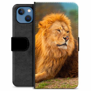 iPhone 13 Premium Portemonnee Hoesje - Leeuw