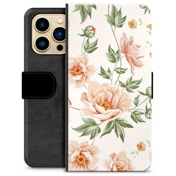 iPhone 13 Pro Max Premium Portemonnee Hoesje - Bloemen