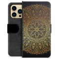 iPhone 13 Pro Max Premium Portemonnee Hoesje - Mandala