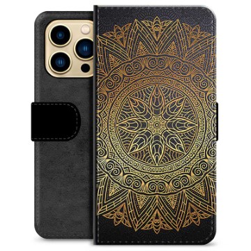 iPhone 13 Pro Max Premium Portemonnee Hoesje - Mandala