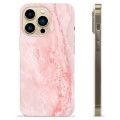 iPhone 13 Pro Max TPU-hoesje - Roze Marmer