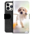 iPhone 13 Pro Premium Portemonnee Hoesje - Hond