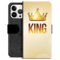 iPhone 13 Pro Premium Portemonnee Hoesje - King