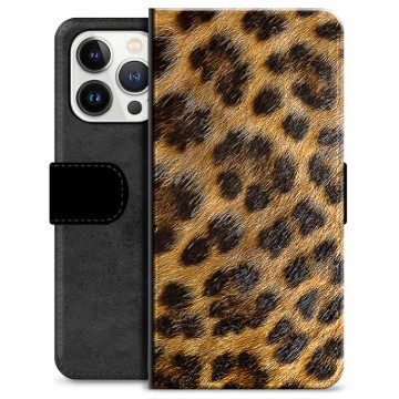 iPhone 13 Pro Premium Portemonnee Hoesje - Luipaard