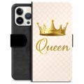 iPhone 13 Pro Premium Portemonnee Hoesje - Queen