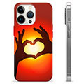 iPhone 13 Pro TPU-hoesje - Hart Silhouet