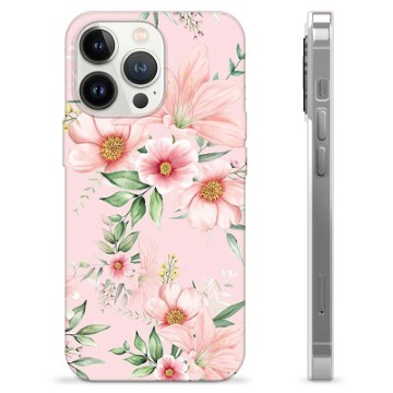 iPhone 13 Pro TPU-hoesje - Aquarel Bloemen