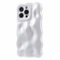 iPhone 13 Pro Golvende rand Candy Bubbles TPU hoesje - Wit