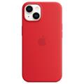iPhone 14 Apple Siliconen Hoesje met MagSafe MPRW3ZM/A (Geopende verpakking - Uitstekend) - Rood
