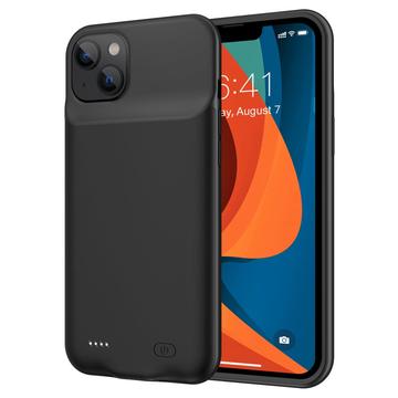 iPhone 14 Plus Backup Batterij Hoesje - 8500mAh - Zwart