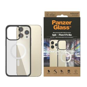 iPhone 14 Pro Max PanzerGlass ClearCase MagSafe Antibacteriële hoes - Zwart / Helder