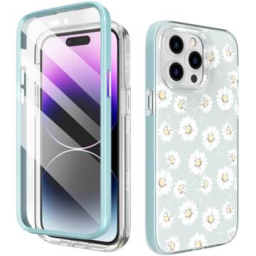 iPhone 14 Pro Max Ahastyle WE13 Hybride hoesje met 360 bescherming - Madeliefjes