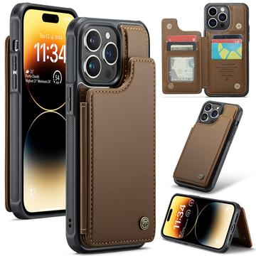 iPhone 14 Pro Max Caseme C22 Hoesje RFID Kaarthouder - Bruin