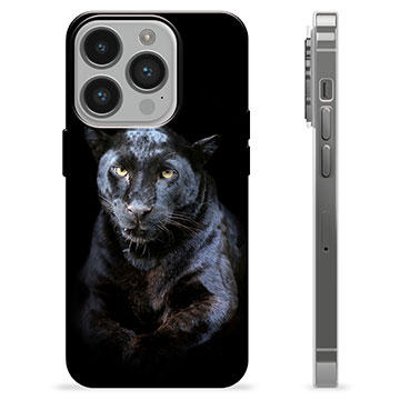 iPhone 14 Pro TPU-hoesje - Zwarte Panter