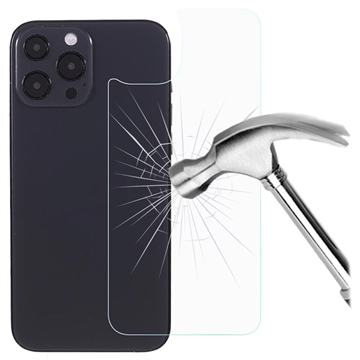 iPhone 14 Pro Glazen Achterkant Beschermer - 9H - Doorzichtig