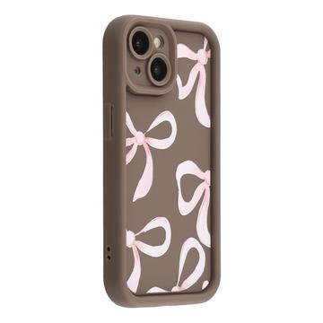 iPhone 14 Stijlvol Schokbestendig TPU Hoesje met Opstaande Randen